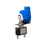 Comutator / Intrerupator metalic auto - ON si OFF, capac plastic albastru